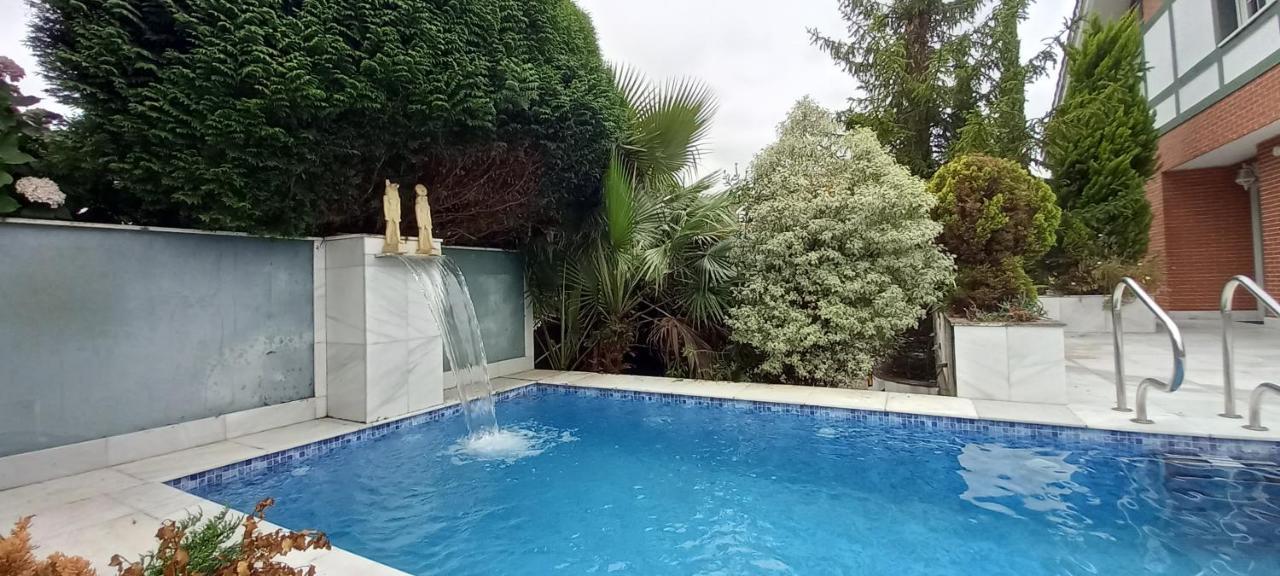 Chalet Con Piscina, Sauna Y Jacuzzi Cerca Del Mar A Media Hora De Bilbao Y Santander El Puente  Zewnętrze zdjęcie