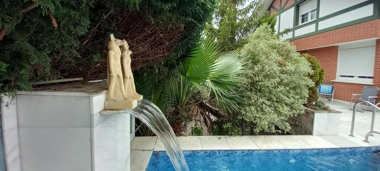 Chalet Con Piscina, Sauna Y Jacuzzi Cerca Del Mar A Media Hora De Bilbao Y Santander El Puente  Zewnętrze zdjęcie
